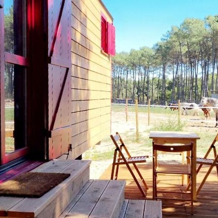 Отель Roulottes Cocooning Au Coeur Des Landes Mees Экстерьер фото